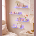Acrylic Iridescent Rainbow Shelves