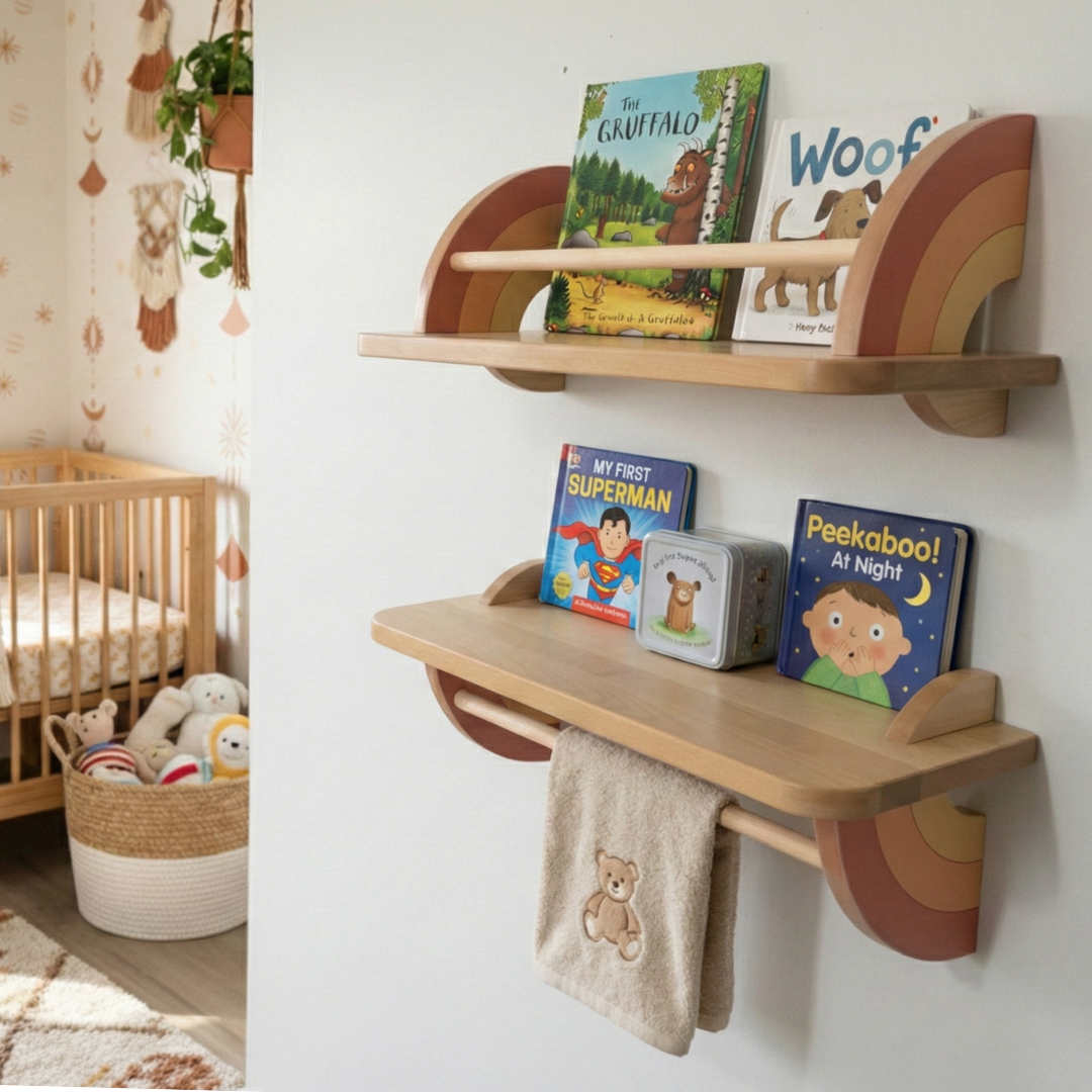 Rainbow Floating Shelf