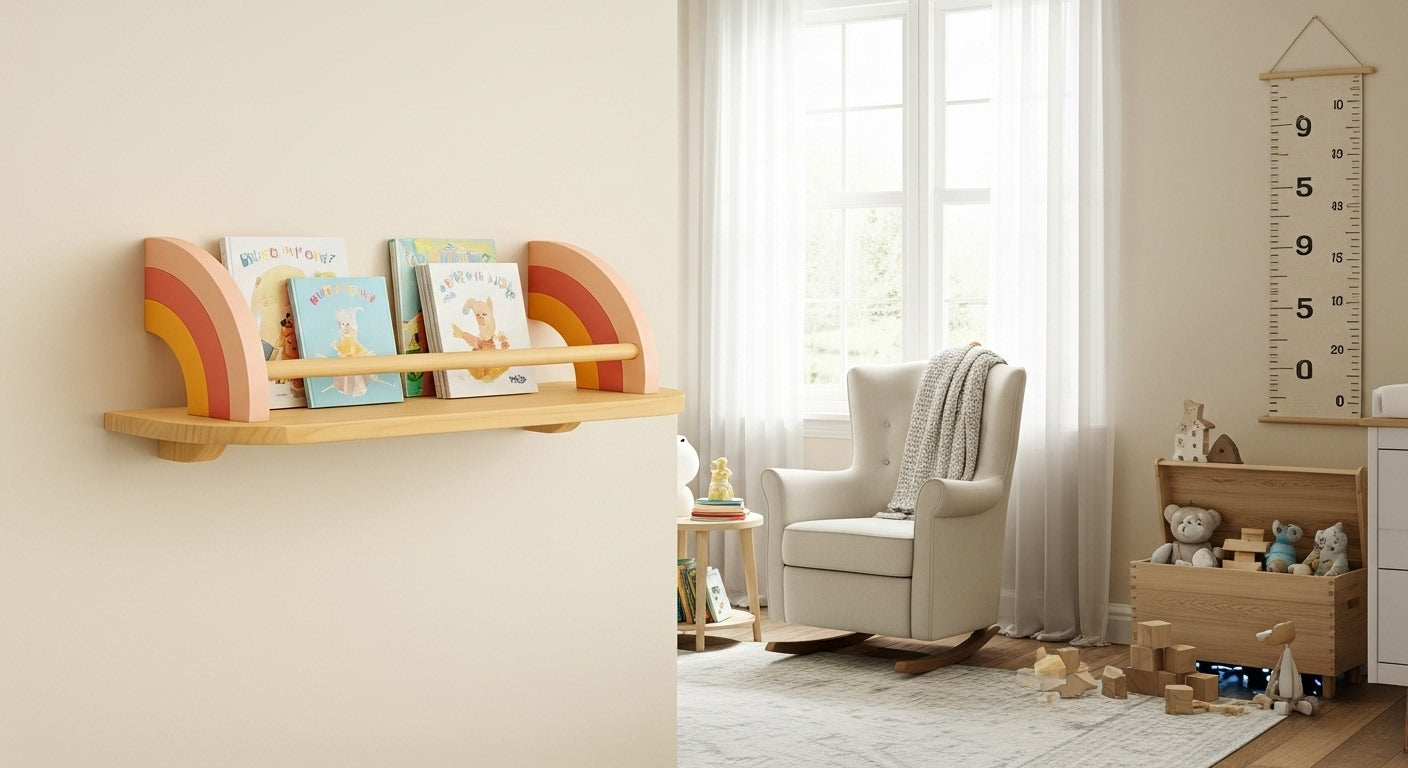 Rainbow Floating Shelf