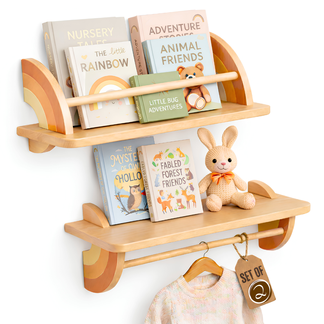 Rainbow Floating Shelves – Set of 2