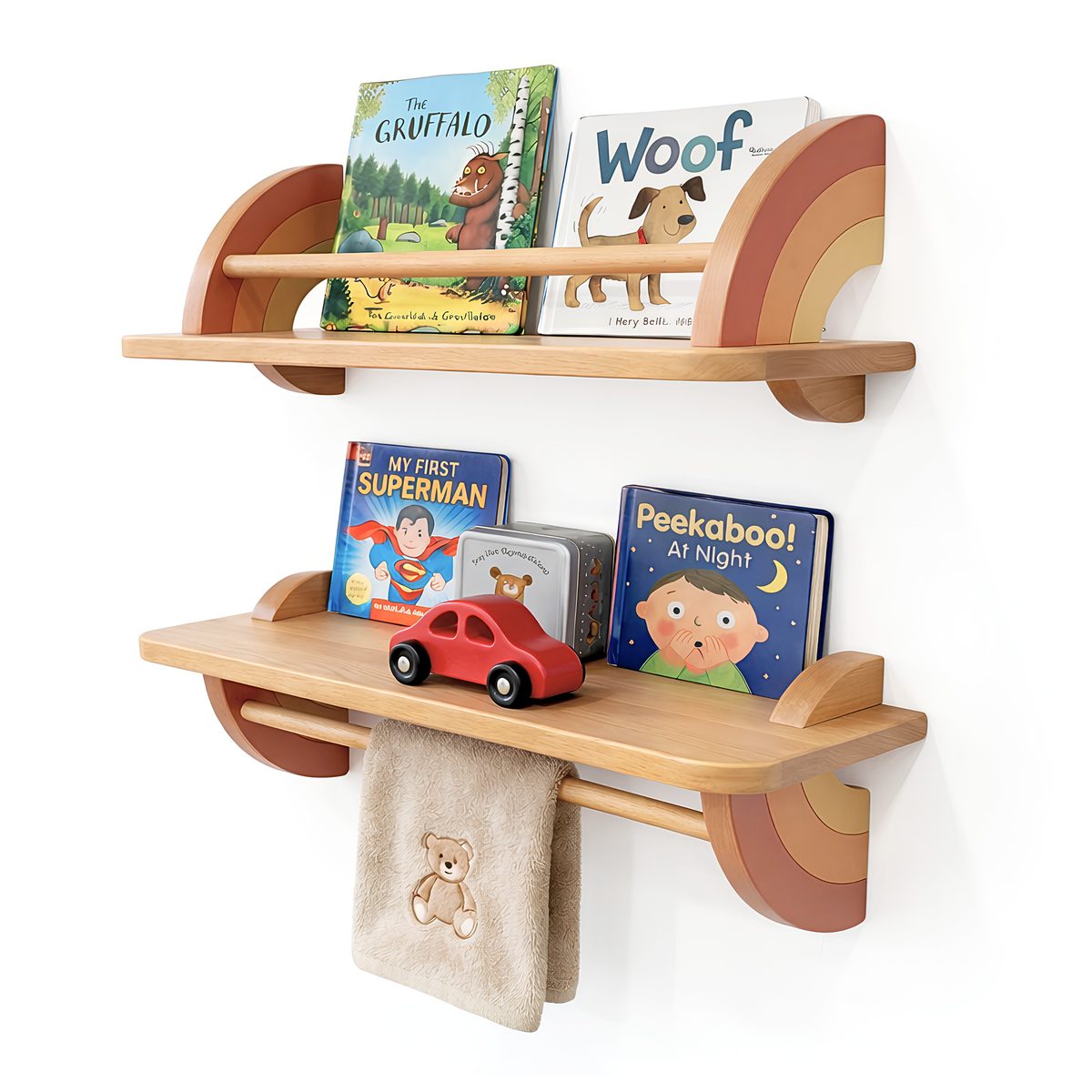 Rainbow Floating Shelves – Set of 2